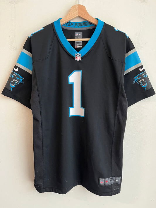 2018 Carolina Panthers Cam Newton Nike Home Jersey (Youth XL)