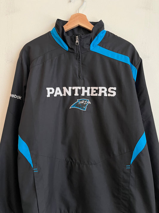 00s Carolina Panthers Reebok Quarter Zip Windbreaker (M)