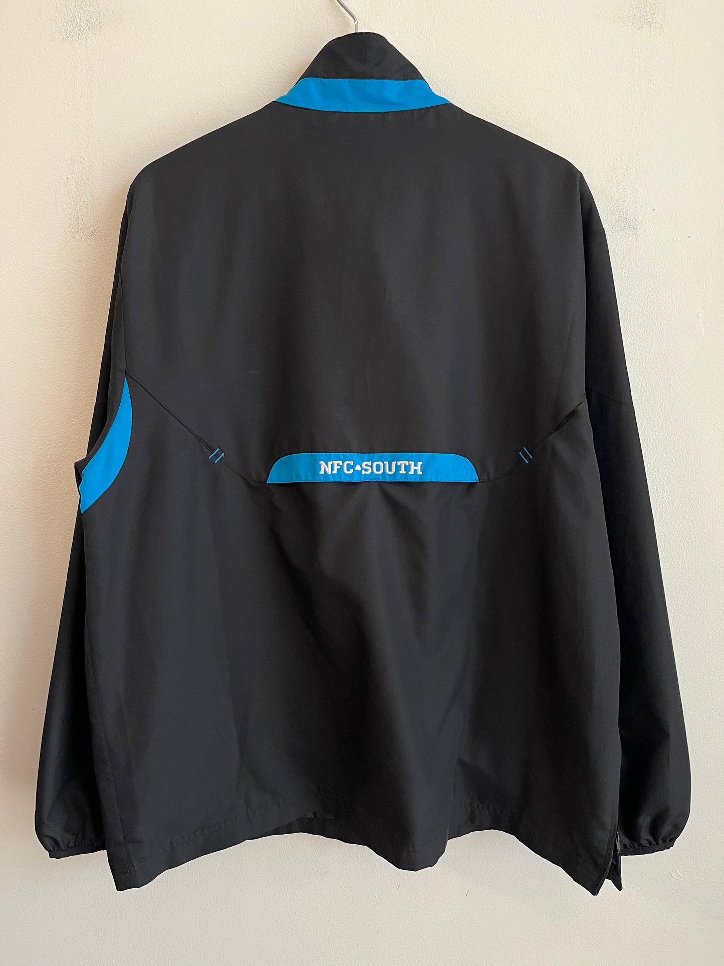 00s Carolina Panthers Reebok Quarter Zip Windbreaker (M)