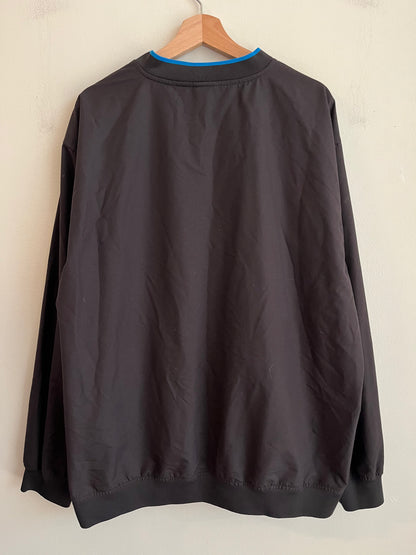 2008 Carolina Panthers Big Logo Black Windbreaker (XL)