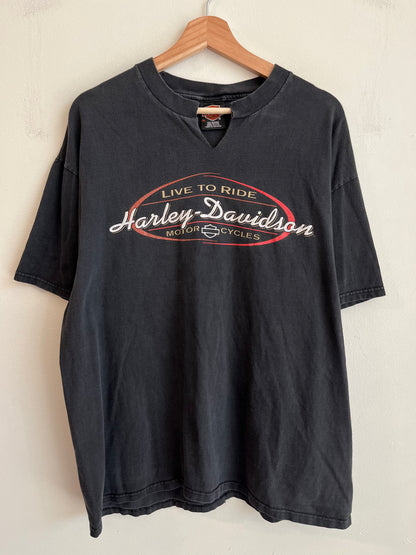 1998 Harley Davidson Low Country Cut Neck Tee (XL)