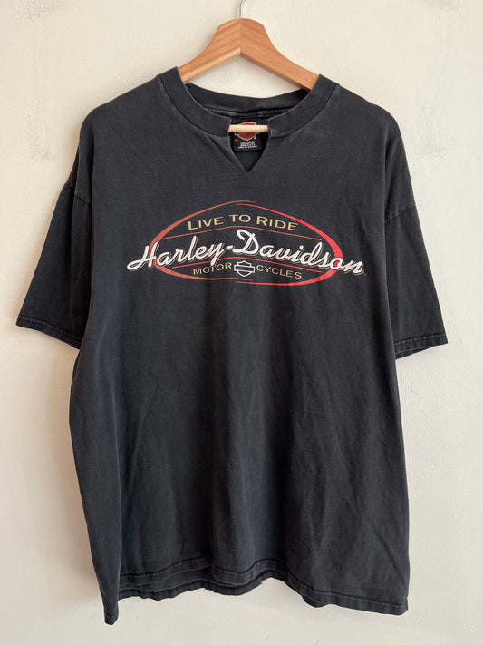 1998 Harley Davidson Low Country Cut Neck Tee (XL)