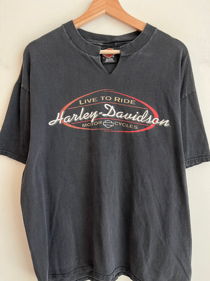 1998 Harley Davidson Low Country Cut Neck Tee (XL)
