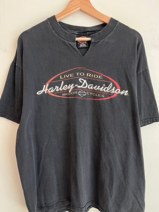 1998 Harley Davidson Low Country Cut Neck Tee (XL)