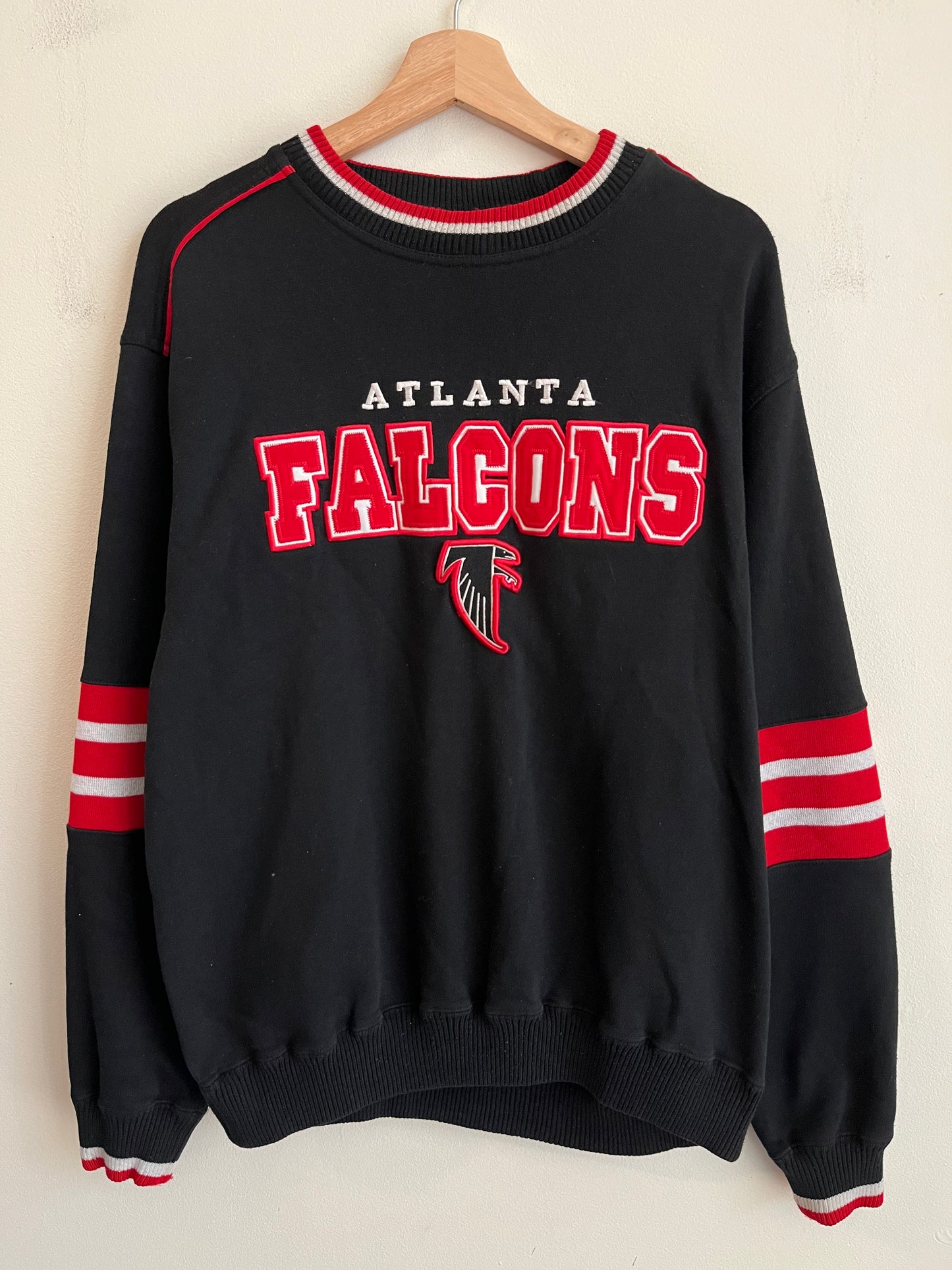 00s Atlanta Falcons Lee Embroidered Crewneck (L)