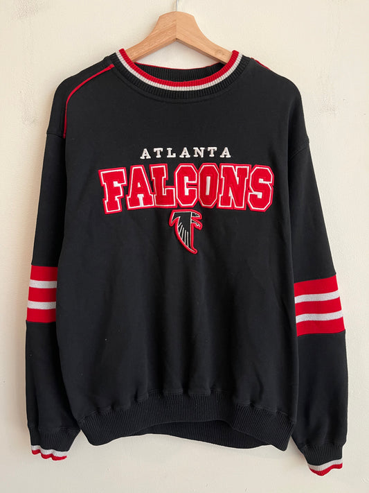 00s Atlanta Falcons Lee Embroidered Crewneck (L)