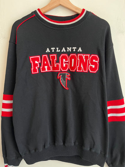 00s Atlanta Falcons Lee Embroidered Crewneck (L)
