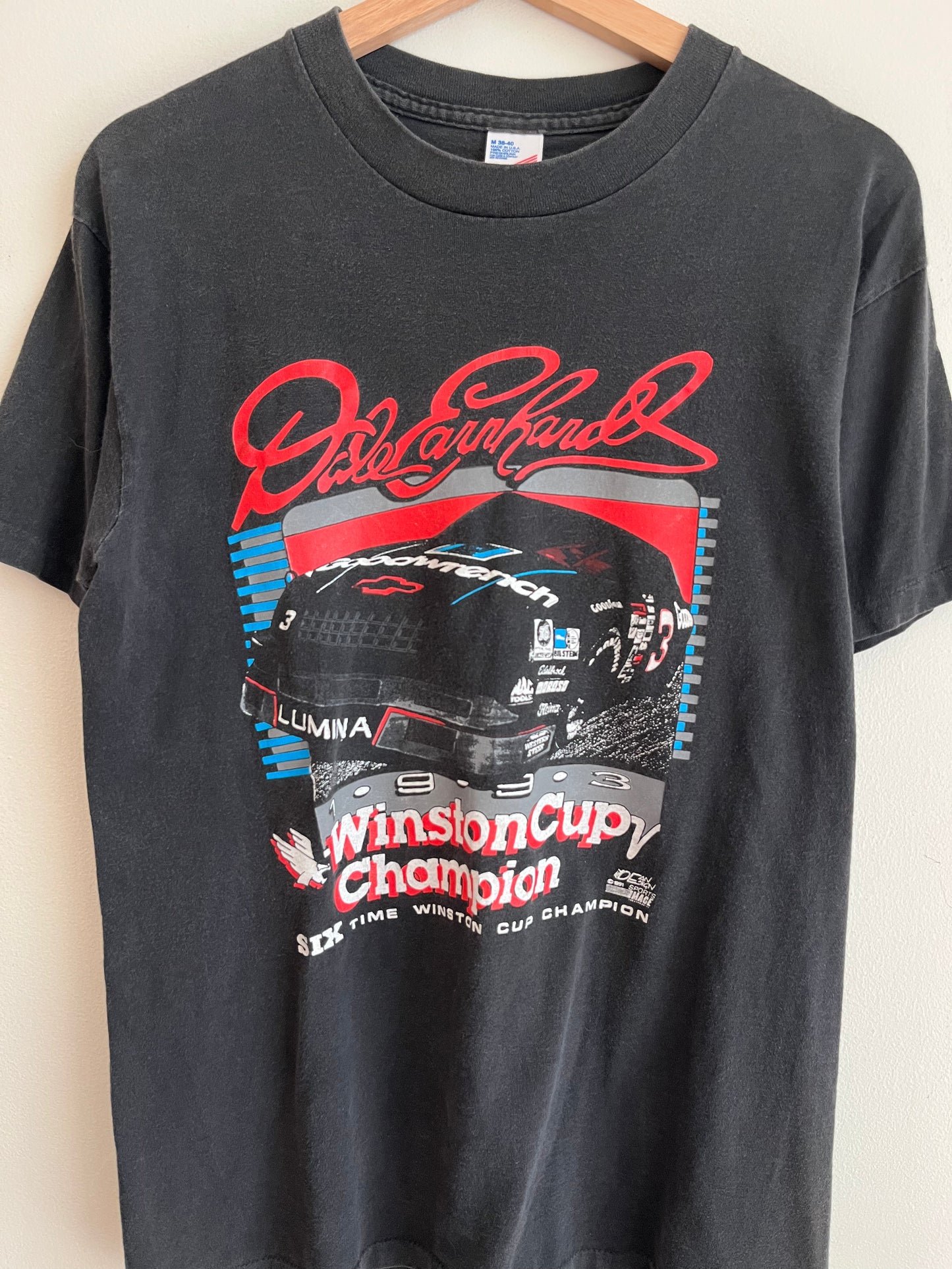 1991 Nascar Dale Earnhardt Winston Cup Champion Tee (M)