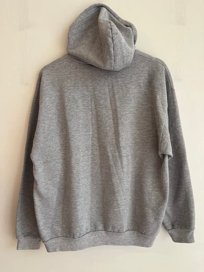 2004 Carolina Panthers Grey Spell Out NFL Hoodie (L)