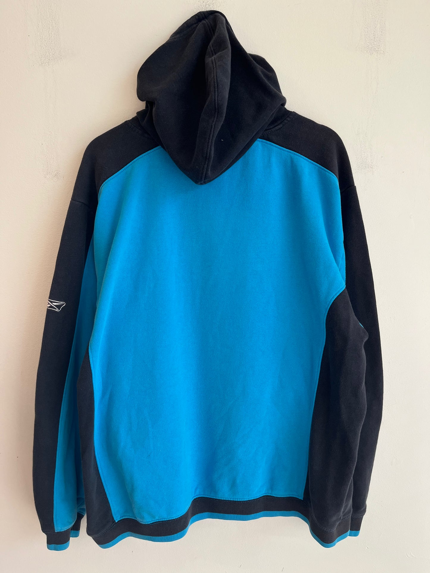00s Carolina Panthers Two Tone NFL Reebok Hoodie (L)