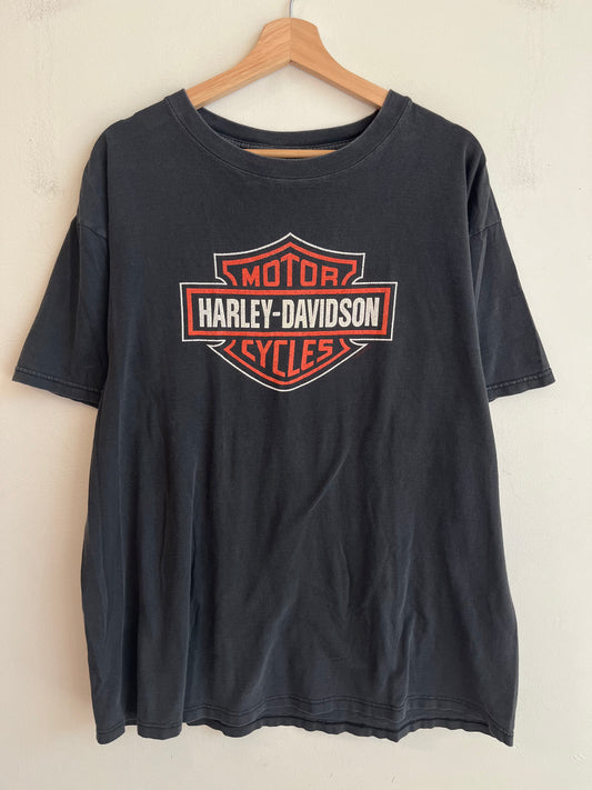 2001 Harley Davidson Auburn Faded Black Tee (XL)