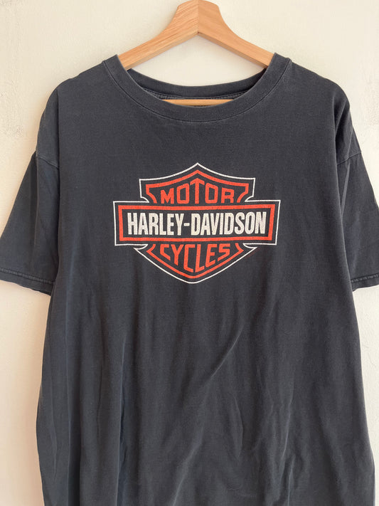 2001 Harley Davidson Auburn Faded Black Tee (XL)