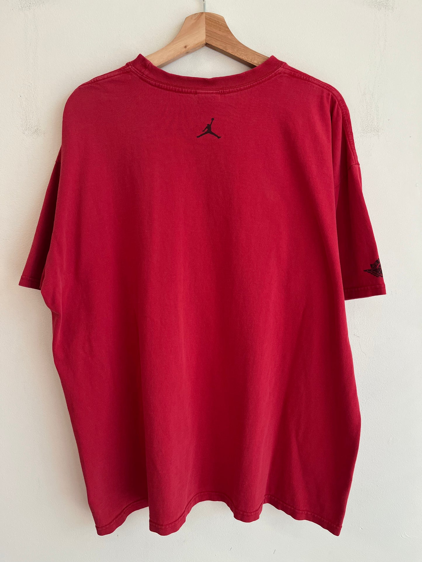 00s Air Jordan Career Achievements Red Tee (XL)