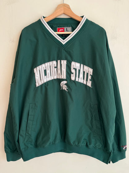 00s Michigan State University Pro Player Windbreaker (L)