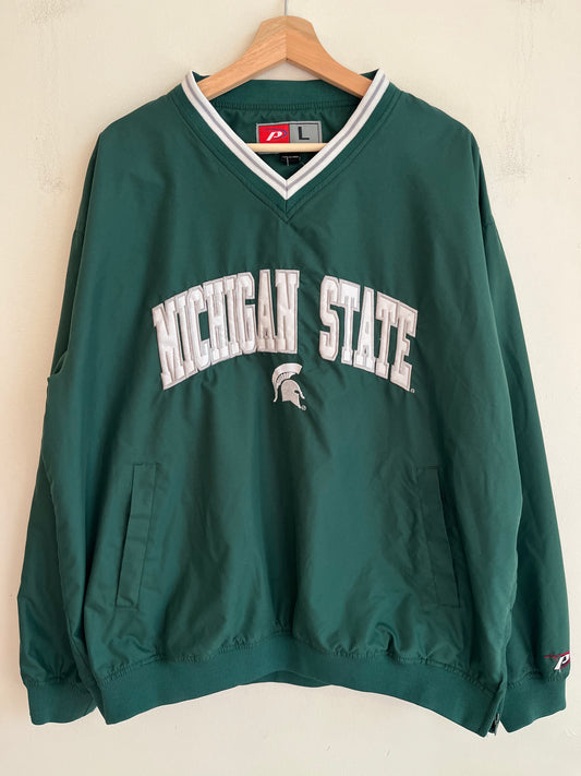 00s Michigan State University Pro Player Windbreaker (L)