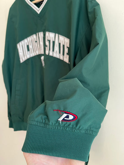 00s Michigan State University Pro Player Windbreaker (L)