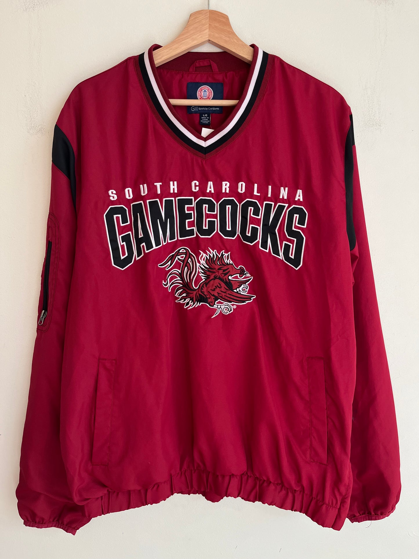 00s University of South Carolina (USC) Gamecocks G-III Windbreaker (L)