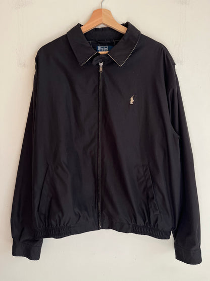 00s Polo Black Harrington Jacket (XL)