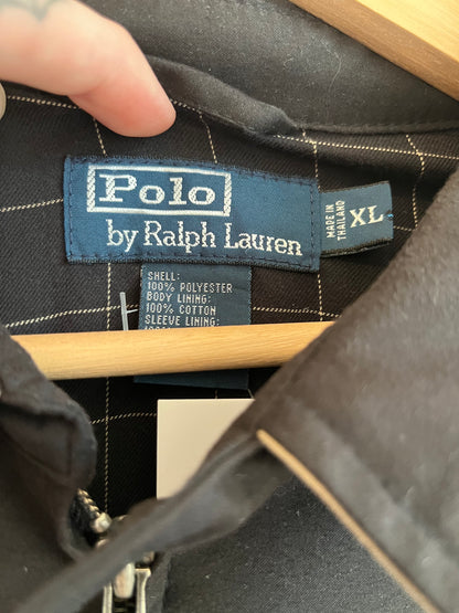 00s Polo Black Harrington Jacket (XL)