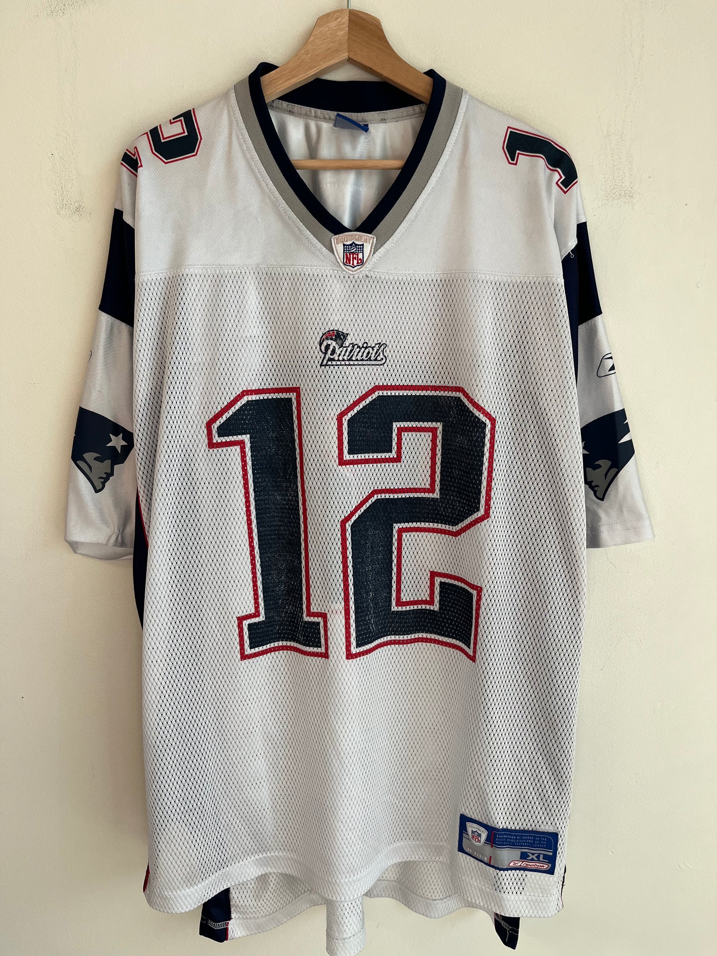 2010s New England Patriots Tom Brady Reebok Away Jersey (XL)