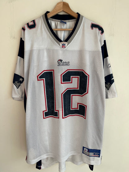 2010s New England Patriots Tom Brady Reebok Away Jersey (XL)