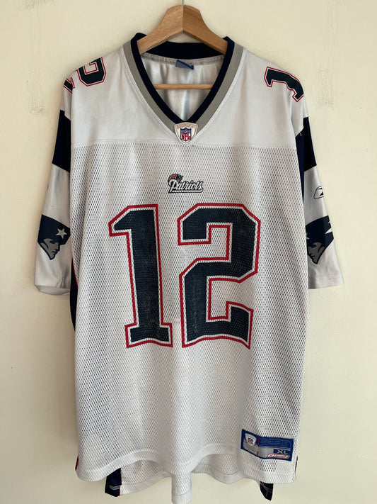 2010s New England Patriots Tom Brady Reebok Away Jersey (XL)