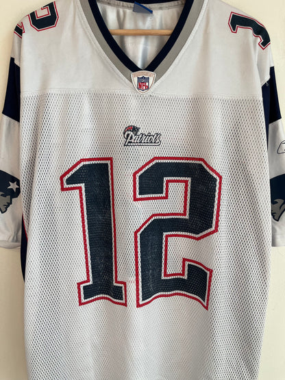 2010s New England Patriots Tom Brady Reebok Away Jersey (XL)