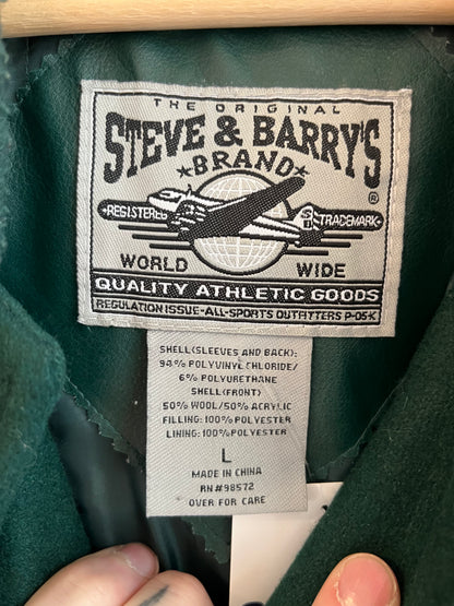 90s University of Miami Hurricanes Steve & Barry's Letterman Jacket (L)