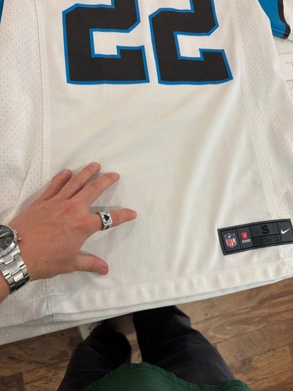 2010s Carolina Panthers Christian McCaffery Away Jersey (S)
