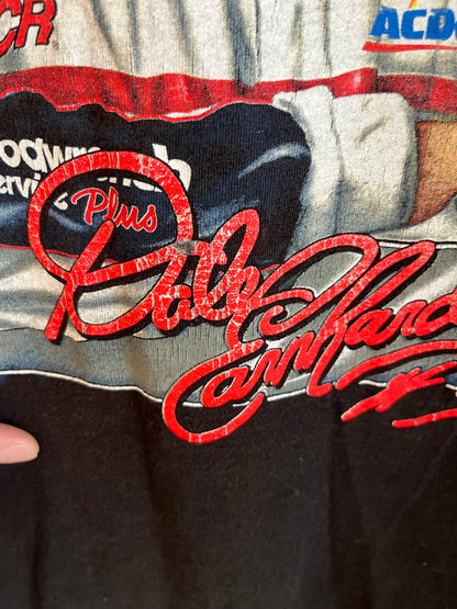 2001 Dale Earnhardt Nascar Winston Cup Series Schedule Tee (XL)