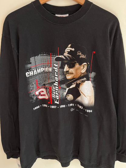 00s Dale Earnhardt "7 Time Nascar Champion" Long Sleeve Shirt (L)