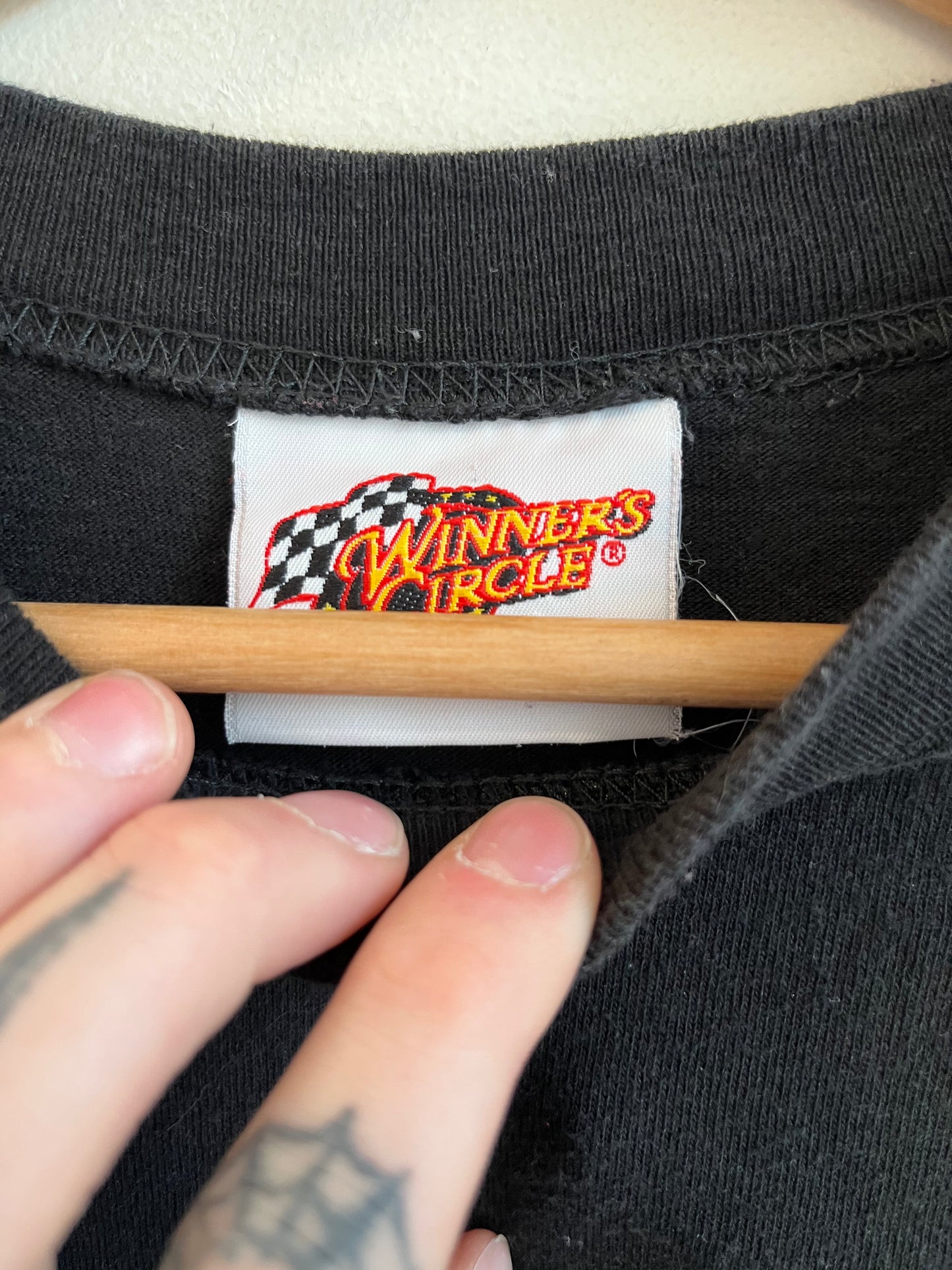 00s Dale Earnhardt "7 Time Nascar Champion" Long Sleeve Shirt (L)