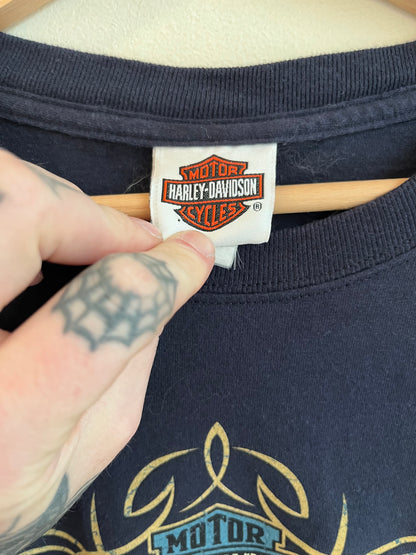 2014 Harley Davidson Navy Nashville, TN Long Sleeve Shirt (M)