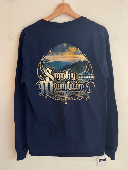 2014 Harley Davidson Navy Nashville, TN Long Sleeve Shirt (M)