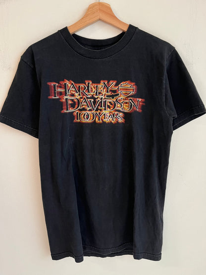 2000 Harley Davidson 100 Years Flames Tee (M)