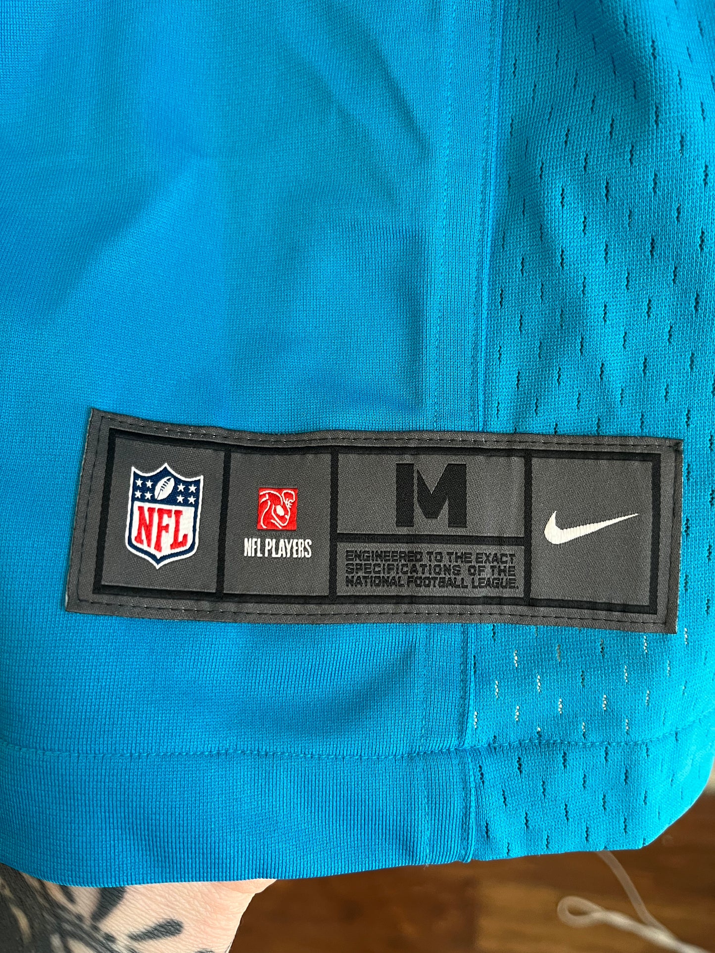 2010s Carolina Panthers Luke Keuchly Electric Blue Nike Jersey (M)