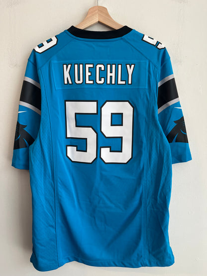 2010s Carolina Panthers Luke Keuchly Electric Blue Nike Jersey (M)