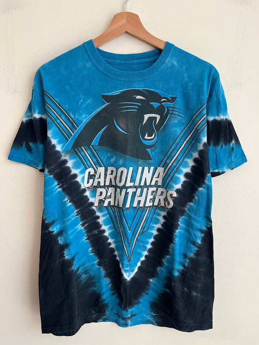 00s Carolina Panthers Tie Dye Majestic Tee (M)