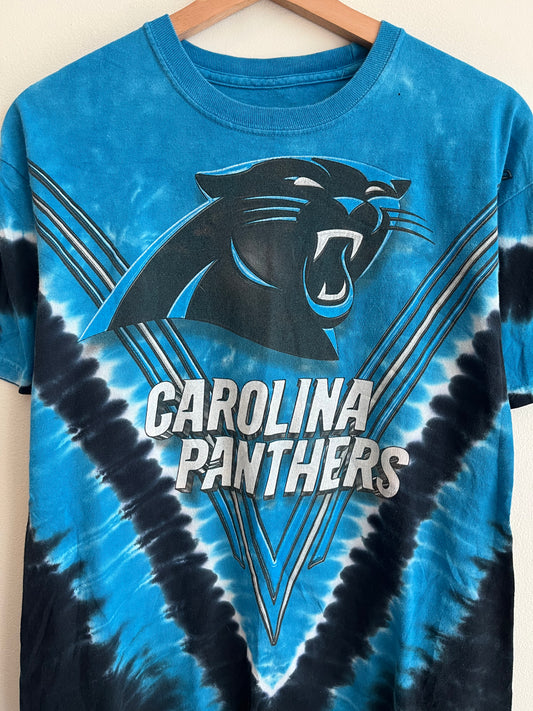 00s Carolina Panthers Tie Dye Majestic Tee (M)