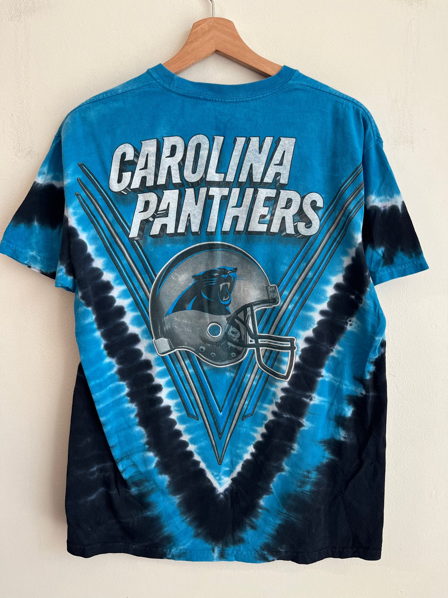 00s Carolina Panthers Tie Dye Majestic Tee (M)