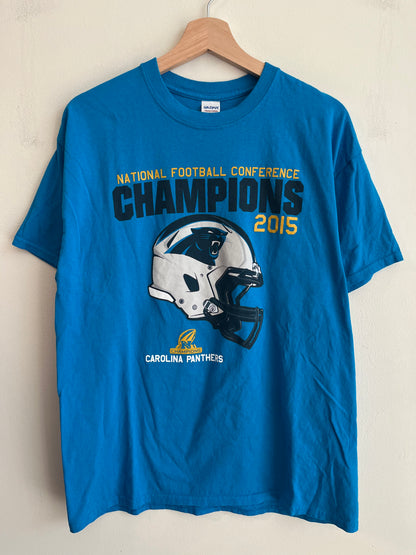 2015 Carolina Panthers Conference Champions Blue Tee (L)