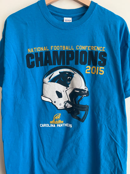 2015 Carolina Panthers Conference Champions Blue Tee (L)