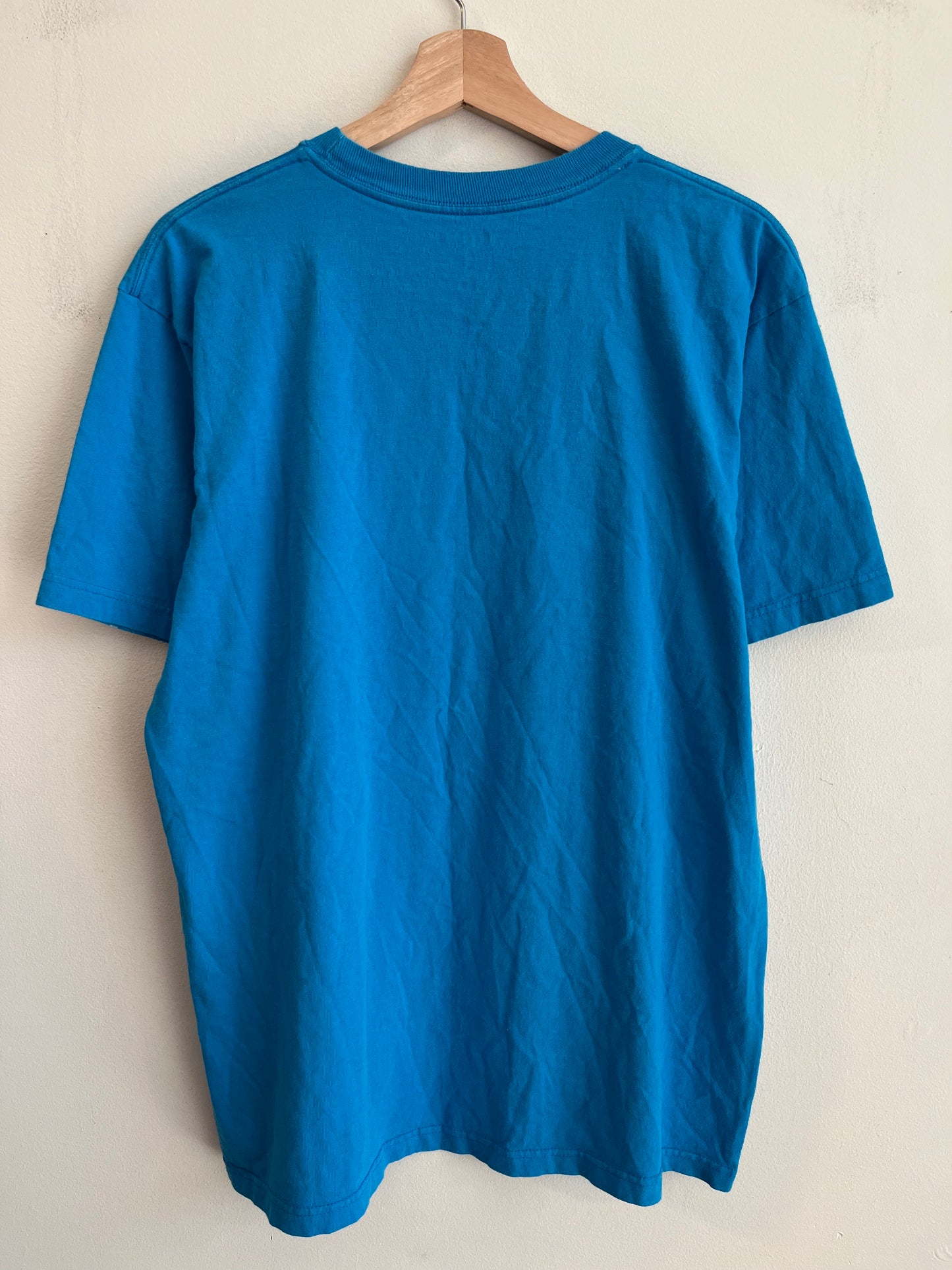 2011 Carolina Panthers Blue Reebok Sideline Tee (L)