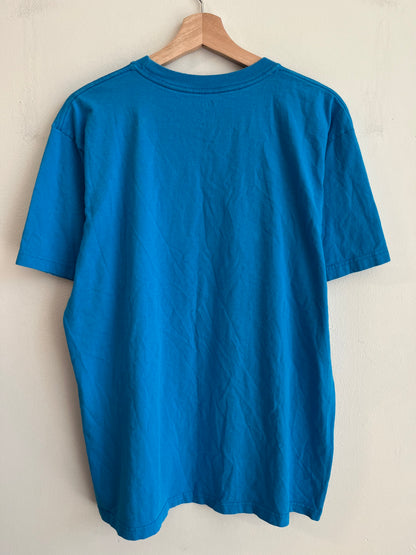2011 Carolina Panthers Blue Reebok Sideline Tee (L)