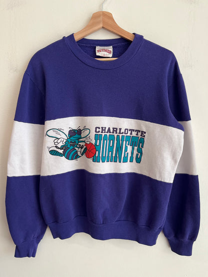 80s Charlotte Hornets Two Tone Nutmeg Crewneck (M)