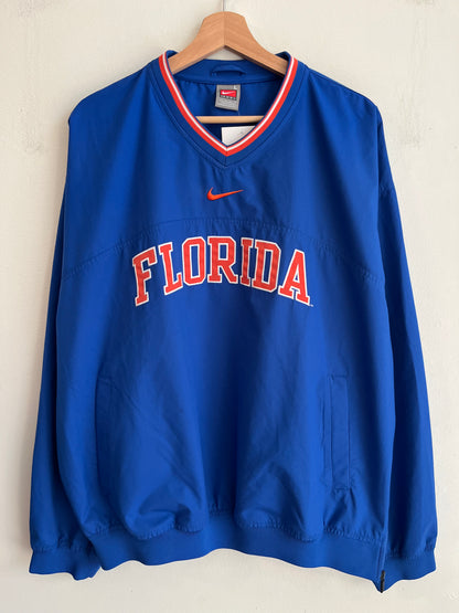 00s Florida Gators Blue Nike Center Swoosh Windbreaker (L)