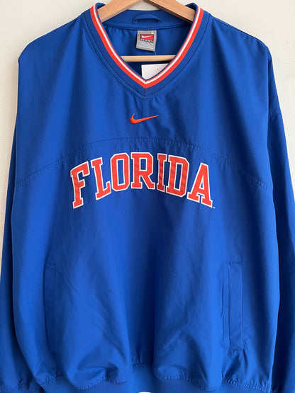 00s Florida Gators Blue Nike Center Swoosh Windbreaker (L)