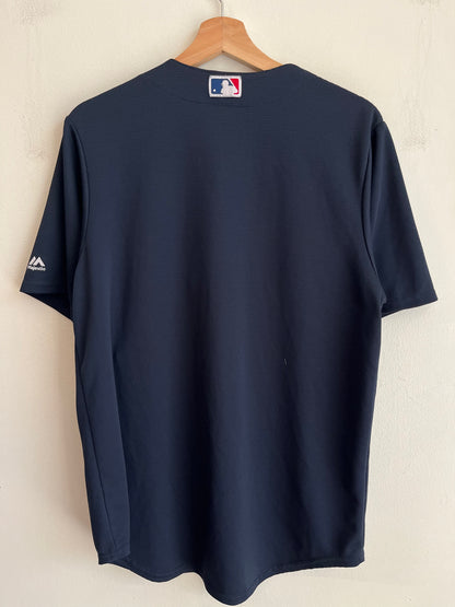 00s Atlanta Braves Majestic Cool Base Jersey (M)