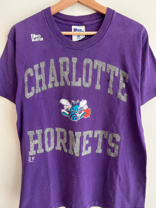 90s Charlotte Hornets Pro Player Purple Tee (M)