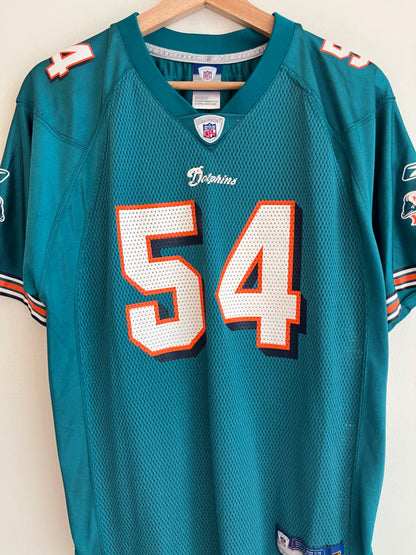 00s Miami Dolphins Zach Thomas Reebok Jersey (Youth XL)